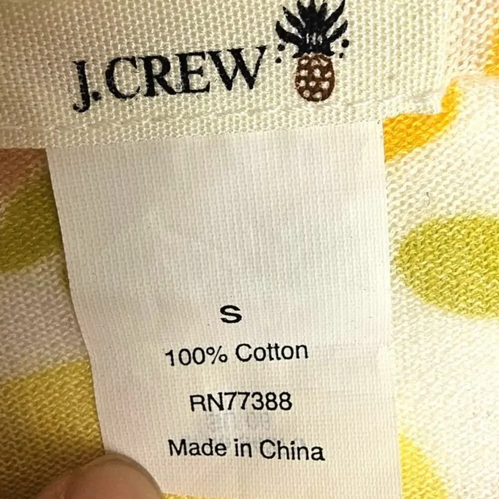 J. Crew Womens Feather Weight Floral Cardigan Sweater Sz S Preppy Cottagecore